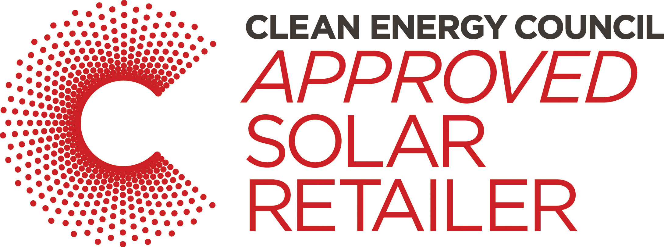 Clean Energy Council Approved Solar Retailer Badge with white background